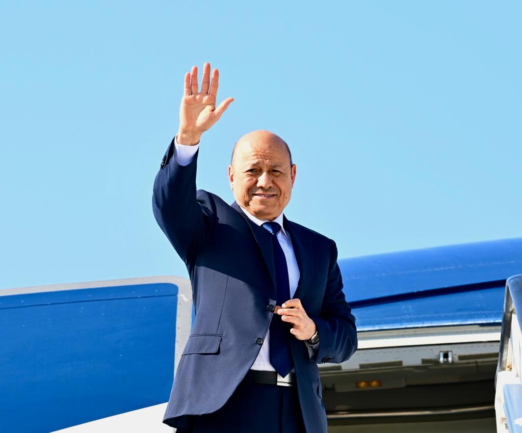 President Al-Alimi leaves Aden for consultations on local and regional developments 