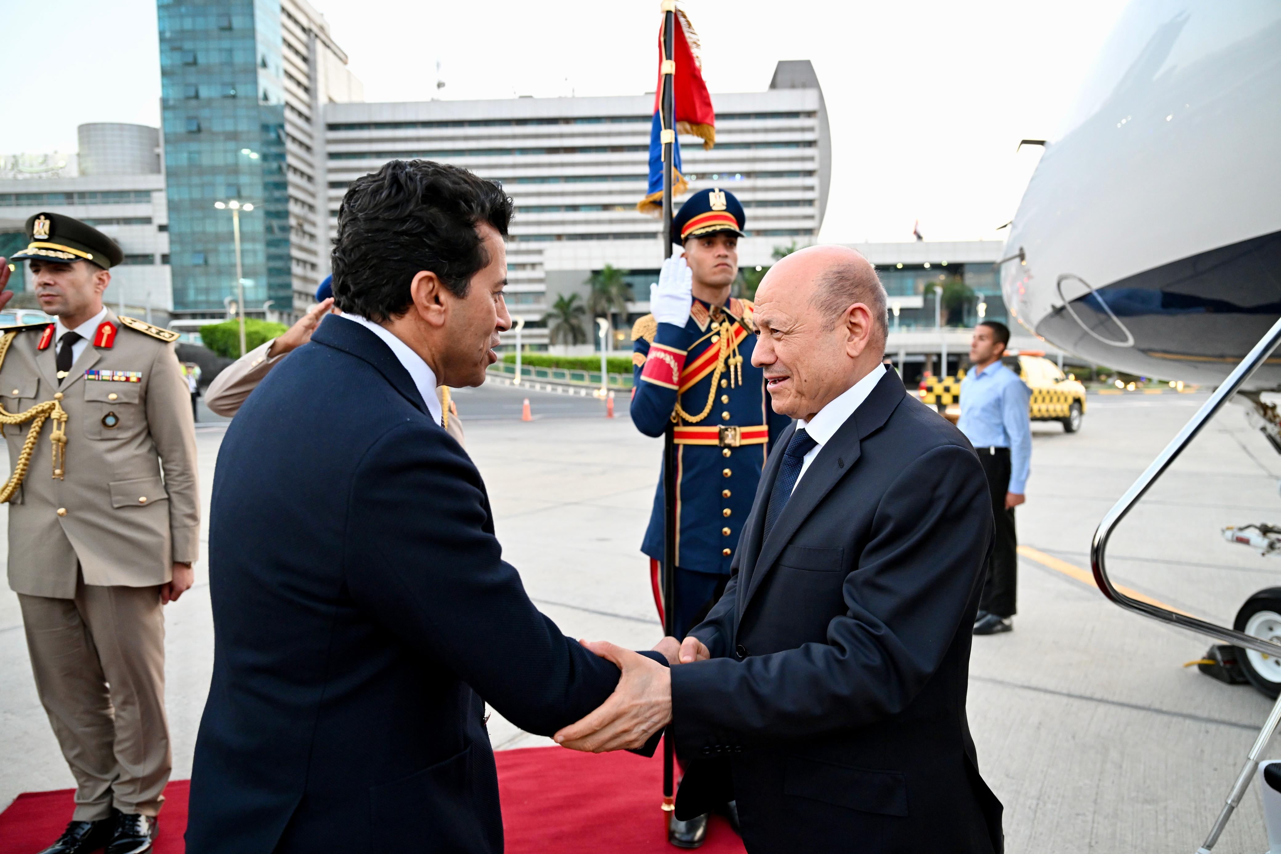 President of Presidential Council Arrives in Cairo at President El-Sisi’s Invitation to Attend Grand Egyptian Museum Opening