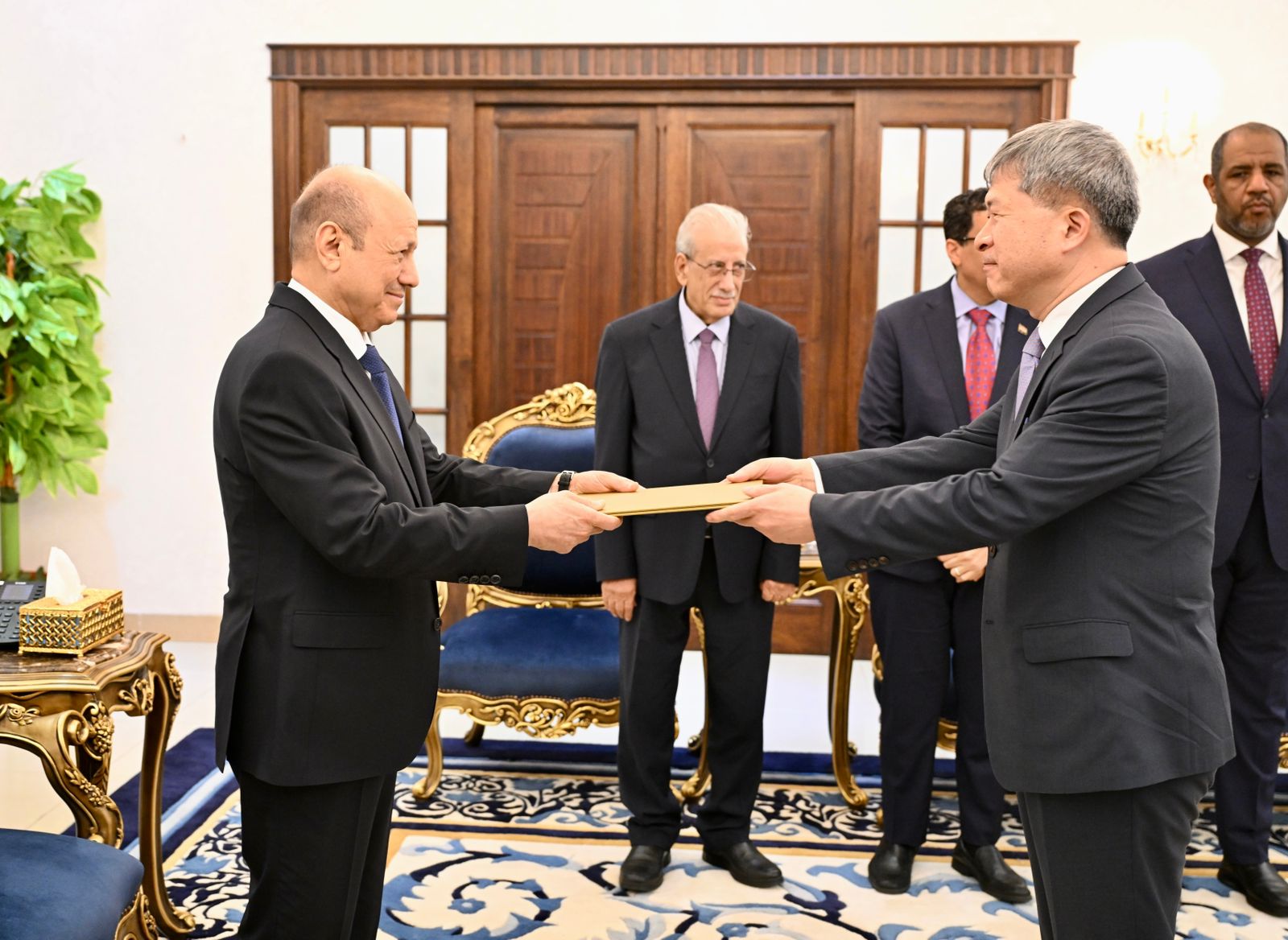 PRESIDENT RECEIVES CREDENTIALS OF THE AMBASSADOR OF  KOREA 1 Nov 2023