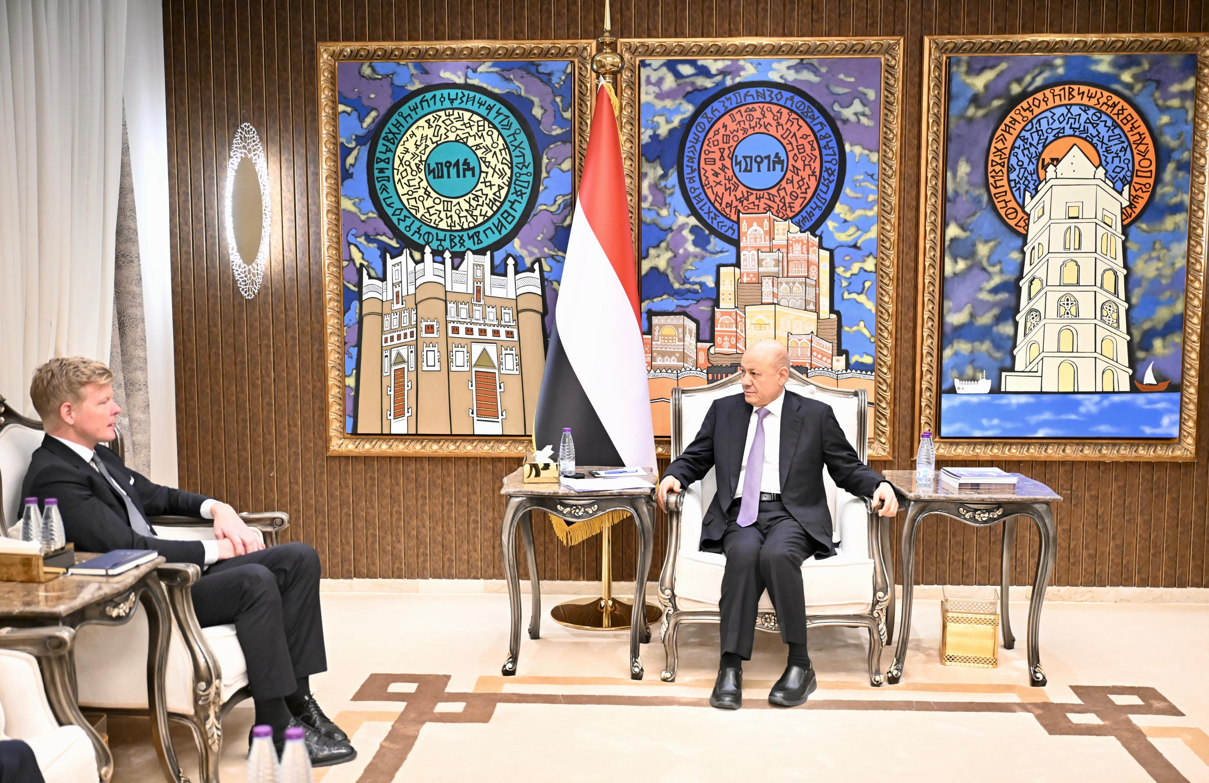 President of Presidential Council Praises UN Support for Yemen’s Unity, Stability, and Territorial Integrity