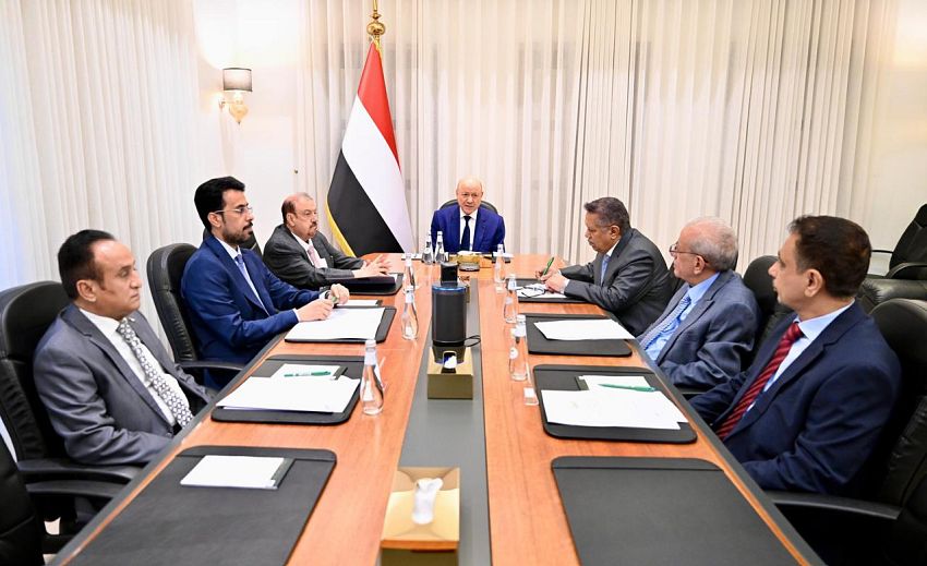 President Al-Alimi: State Moving Ahead with Reform Agenda and Firm Deterrence Against Houthi Escalation