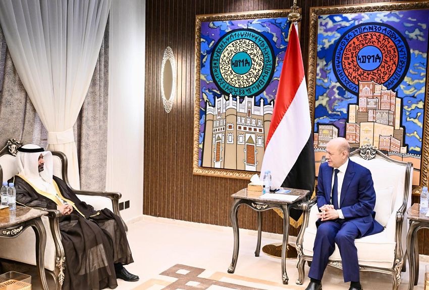 President al- Alimi receives Kuwait's Ambassador 