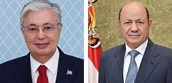 President Al-Alimi Congratulates  Kazakhstan On Independence Day