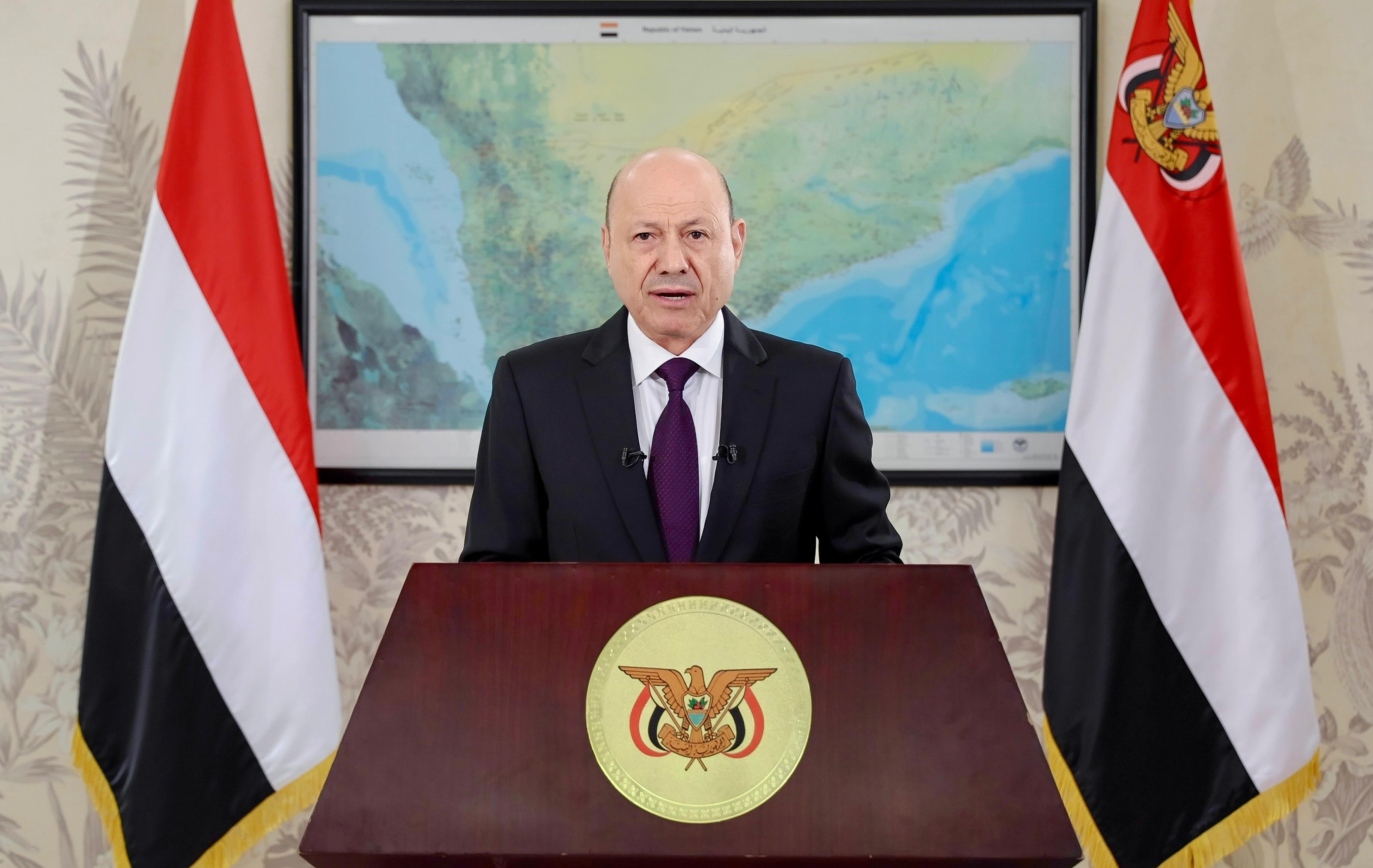 President Al-Alimi in Address to the Nation: Restoring Sana’a and a Just, Greater Yemen Will Remain a Collective National Goal