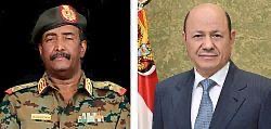 President Al-Alimi Congratulates Chairman of Sudan’s Transitional Sovereign Council on Eid Al-Fitr