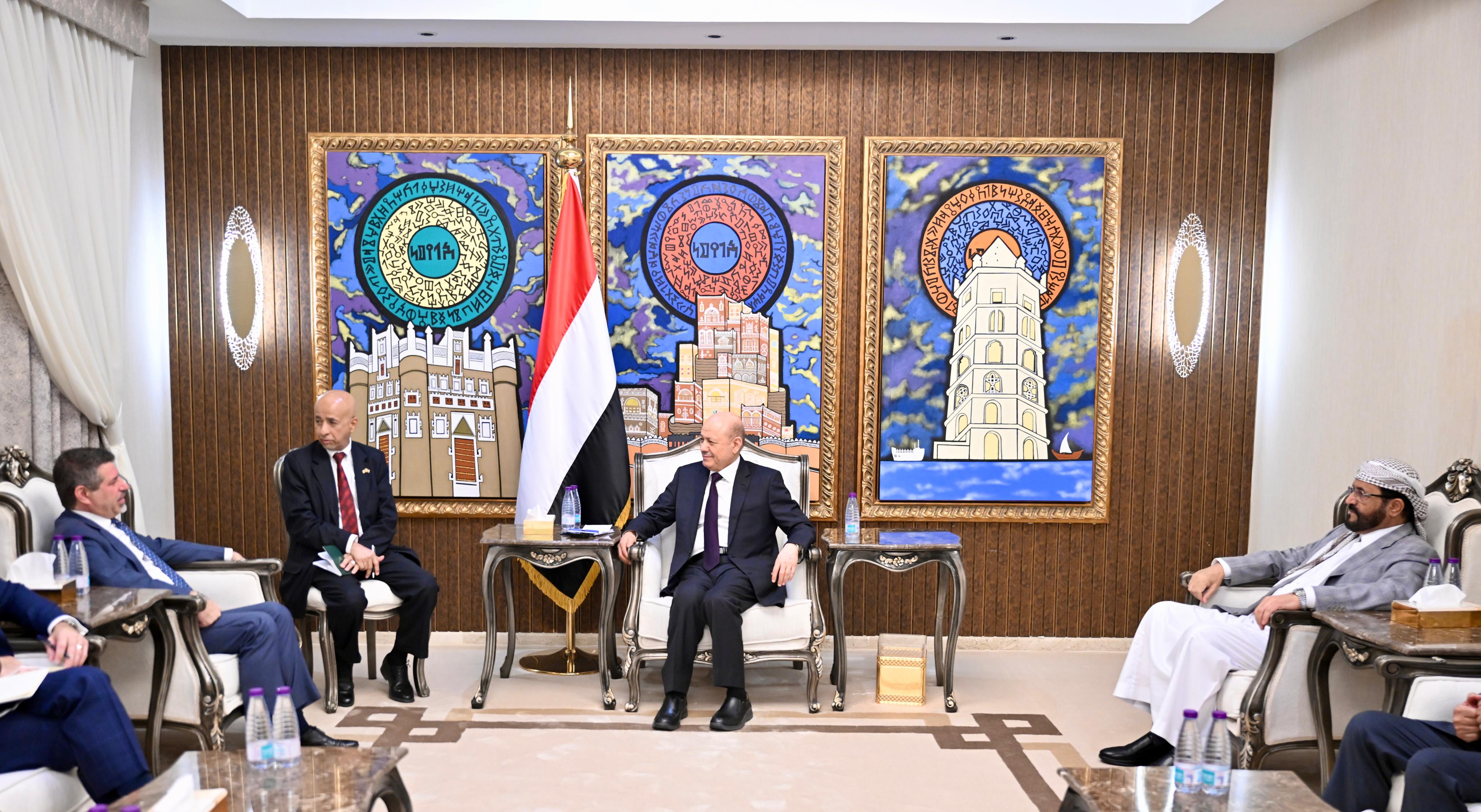 President Al-Alimi Rules Out Any Intentions by the Houthi Militias to Change Their Destabilizing Behavior