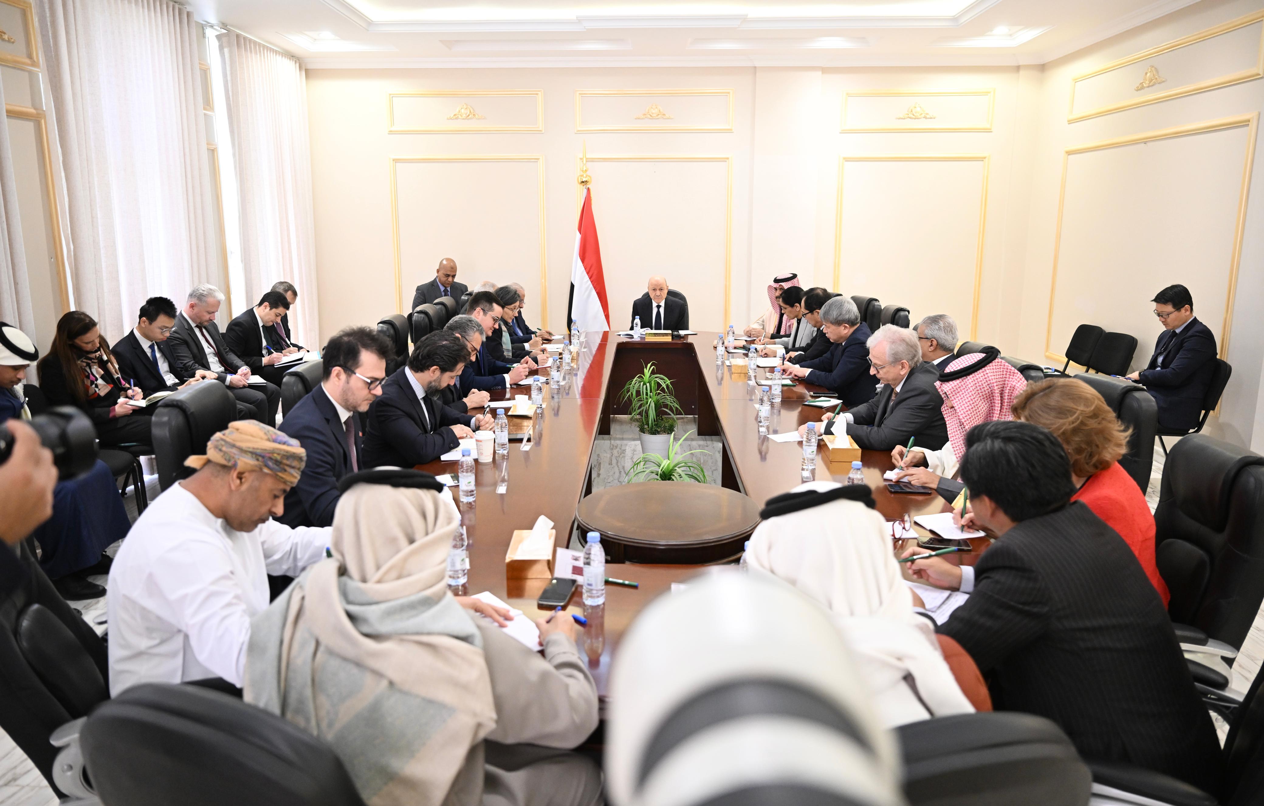 President Al-Alimi: Developments on Ground Are Promising and Refute Claims of a Vacuum and Worst-Case Scenarios