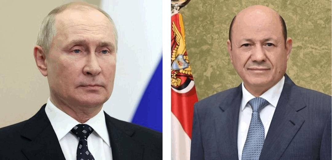President Al-Alimi Receives Cable of Congratulations from President Putin on Yemen’s National Day