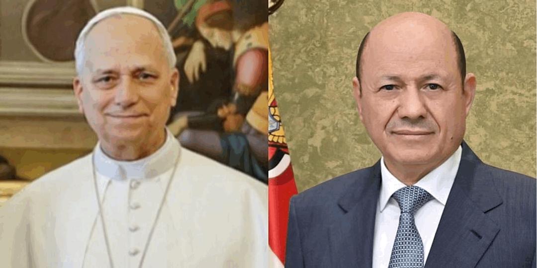 President Al-Alimi Receives Cable of Congratulations from Pope of Vatican on National Day