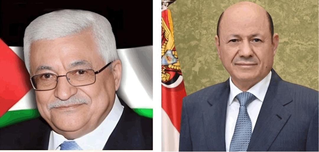 President Al-Alimi Receives Cable of Condolences from President of Palestine