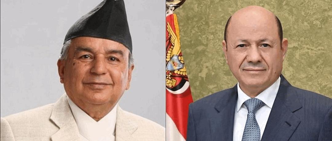 President Al-Alimi Offers Condolences over Flood and Landslide Victims in Nepal