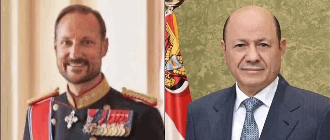 President Al-Alimi Offers Condolences on Passing of Former King of Norway