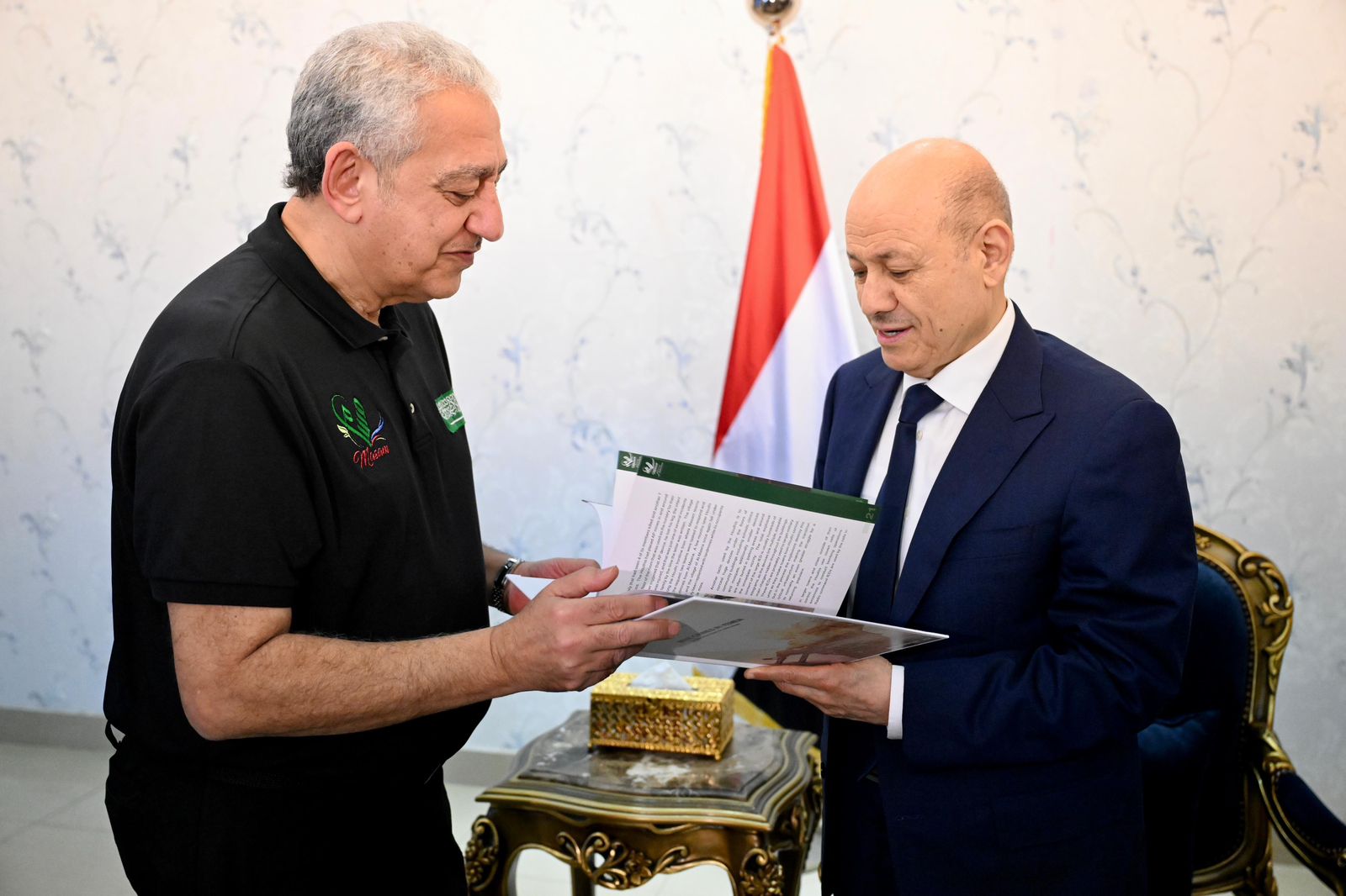 President Al-Alimi Praises Saudi Leadership’s Decision to Extend “Masam” Project in Yemen