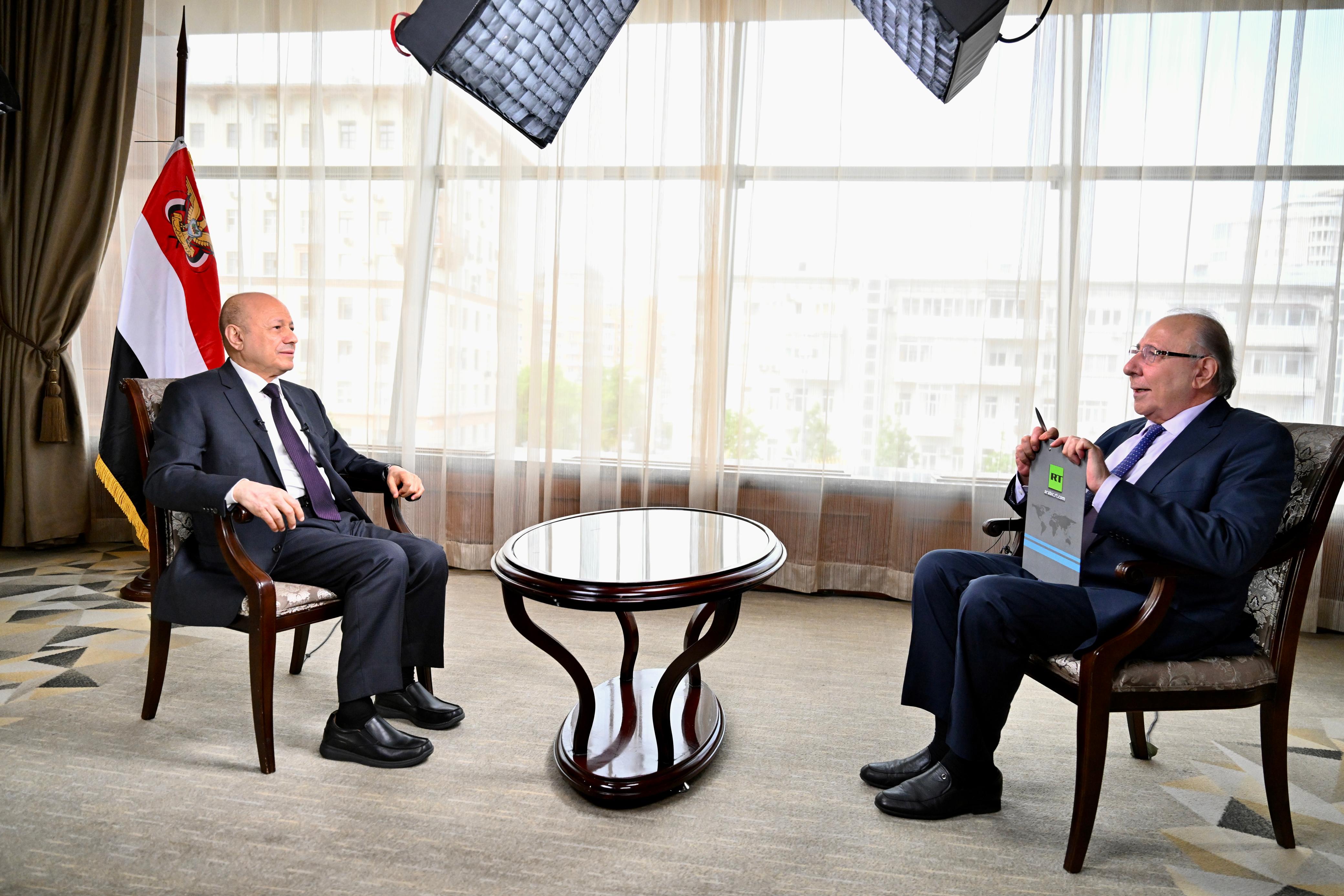 President Al-Alimi: Houthi Surrender to United States Confirms Force Is the Path to Peace 