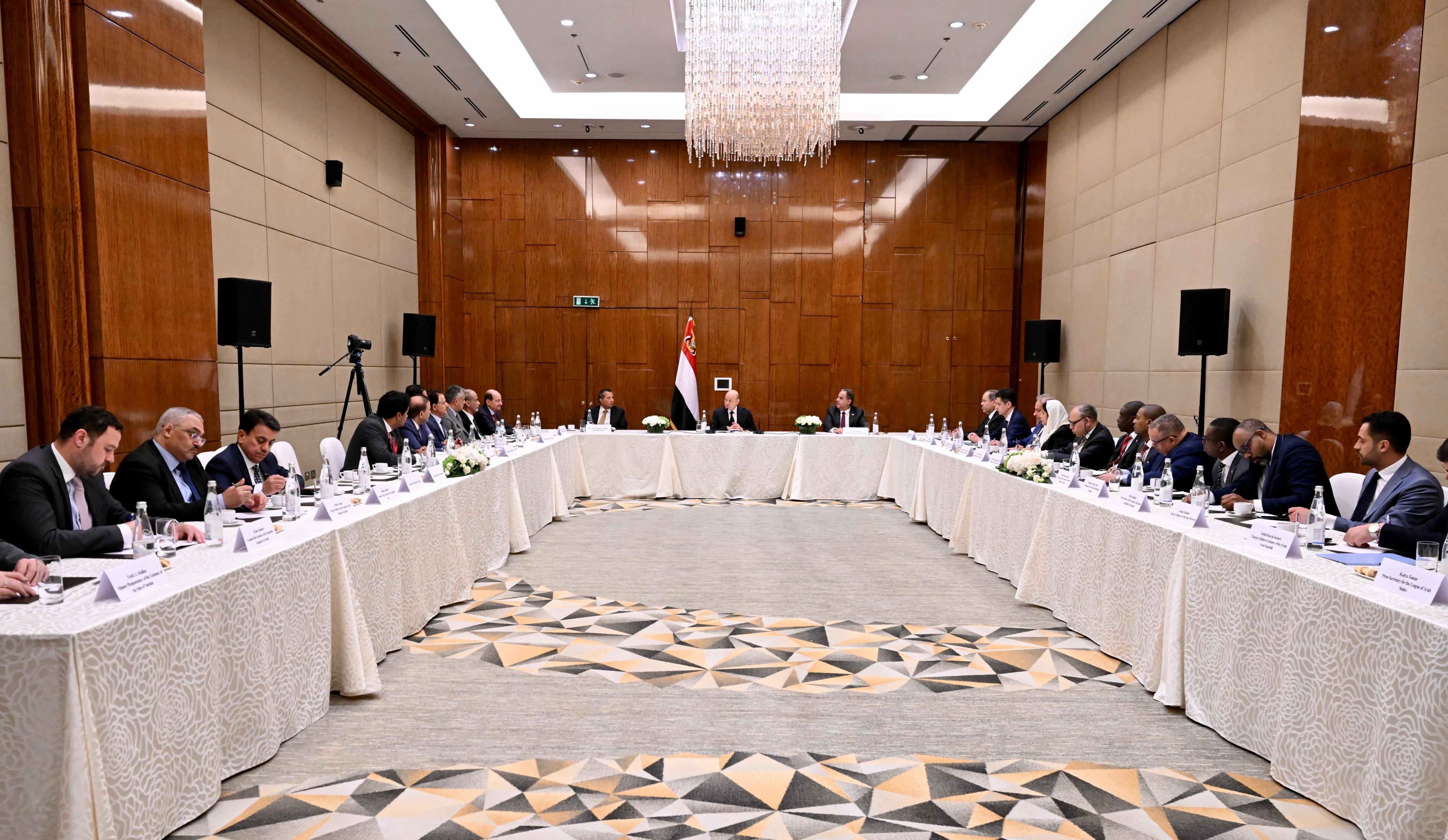 President of Presidential Leadership Council Meets Members of Diplomatic Corps Accredited to Russia