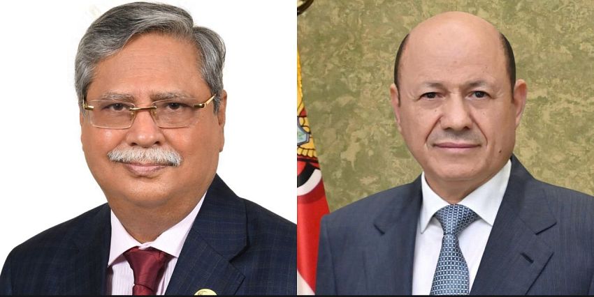 رئيس مجلس القيادة يعزي بوفاة رئيسة وزراء بنغلاديش
