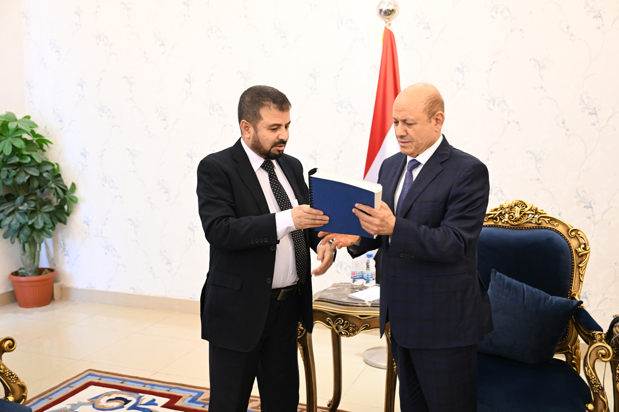 فخامة الرئيس يستقبل رئيس الجهاز المركزي للرقابة والمحاسبة 1 فبراير 2023