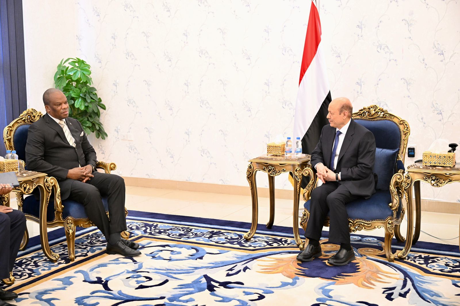 فخامة الرئيس يتسلم أوراق اعتماد سفير جنوب أفريقيا لدى بلادنا 1 نوفمبر 2023