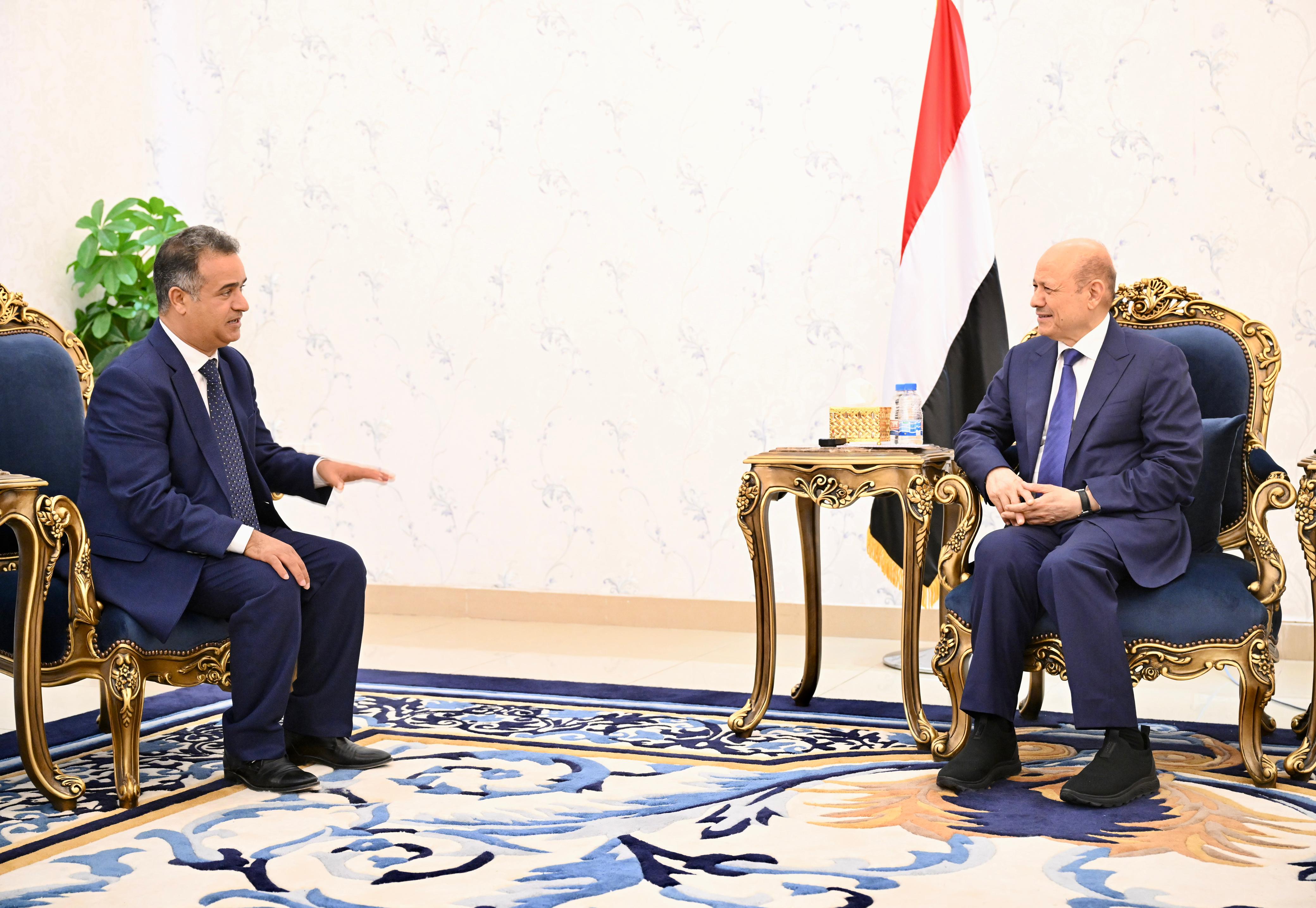 رئيس مجلس القيادة يستقبل السفير الليبي 7 نوفمبر 2023