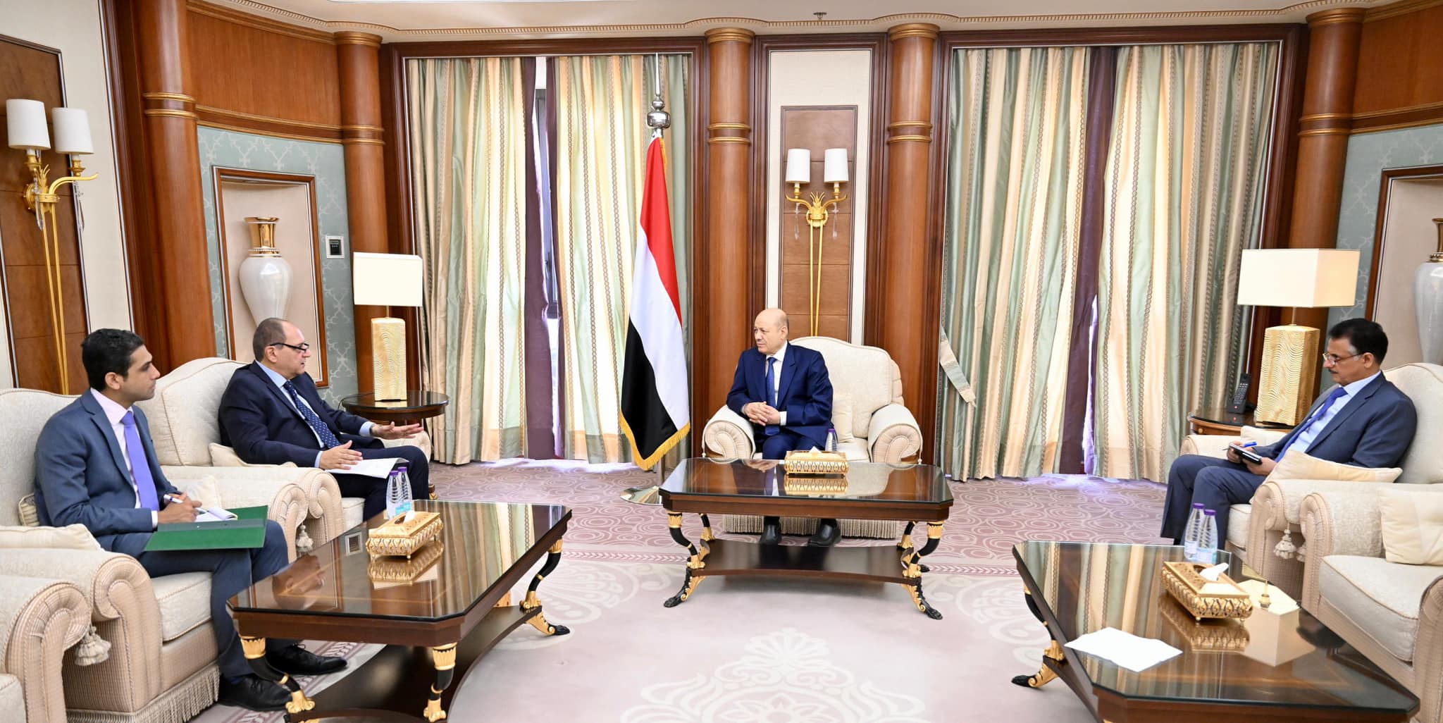 لقاء فخامة الرئيس مع السفير المصري 28 اغسطس 2023