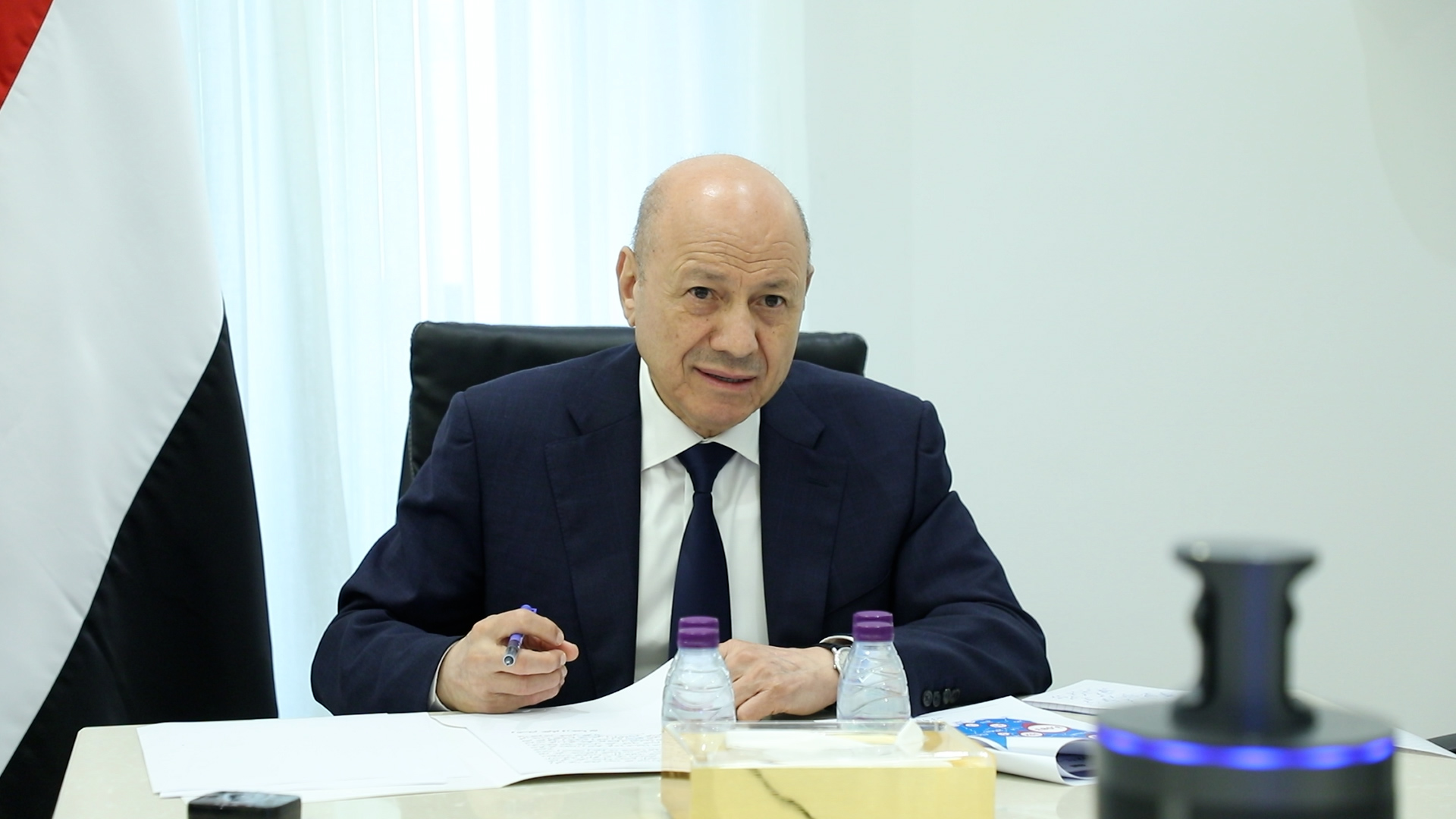 فخامة الرئيس يلقي كلمة في المؤتمر الأول للقلب والكلى والأوعية الدموية المنعقد في تعز 