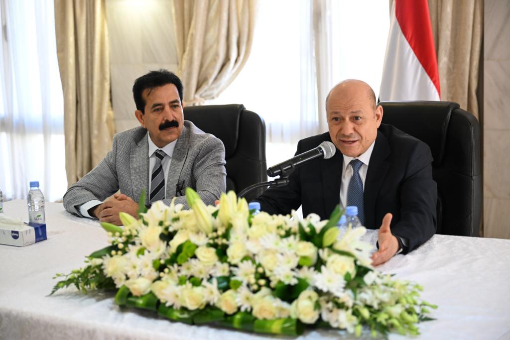 رئيس مجلس القيادة ومحافظ الجوف 20 مارس 2022