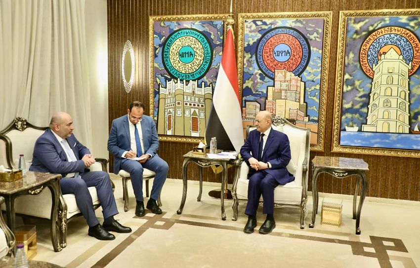 رئيس مجلس القيادة يستقبل نائب رئيس البرلمان الألماني