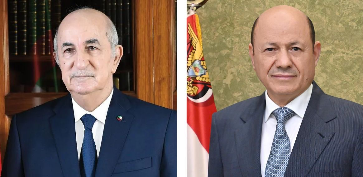 رئيس مجلس القيادة يعزي بوفاة الرئيس الجزائري الأسبق
